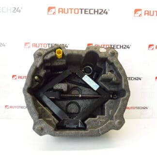 Set instrumente pârghie, cheie roată, inel de remorcare Peugeot 407 672599 6736C1 674414