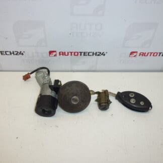 Set încuietori + 1 cheie telecomandă Citroën C5 05-07 4162HE